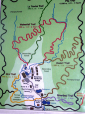 Savegre Lodge trail map 30683