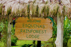 Esquinas Rain Forest sign 3411