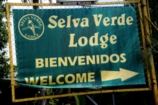 Selva Verde sign 7049