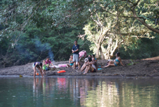 Selva Verde Sarapiqu River sunday picnic 9892