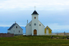 Church on Flatey Island 8401