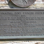 Pony Express Station sign-77